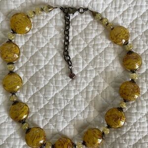 VINTAGE GLASS NECKLACE